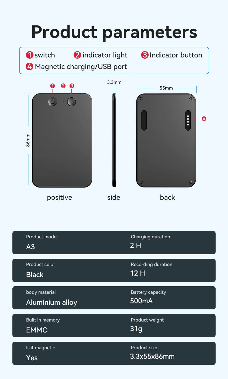 AI Powered ChatGPT-4 Smart Voice Recorder | Phone Call Recording, Transcription, Summarization & 58-Language Translator Wasi Zone